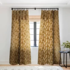 Avenie Countryside Garden Ferns Single Panel Sheer Window Curtain - Society6 -Society6 GUEST 0286439a 4bc5 4616 a60d c6bfb97bb13e