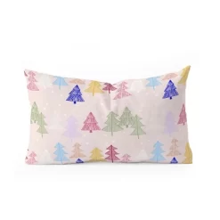 Showmemars Xmas Forrest Pattern Oblong Throw Pillow - Society6 -Society6 GUEST 03b01e3e d8b4 4080 93e3 6a4359ad6df3