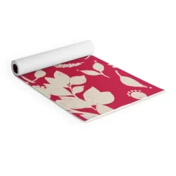 Viviana Gonzalez Floral Magenta Vibes 02 (6mm) 24" X 70" Yoga Mat - Society6