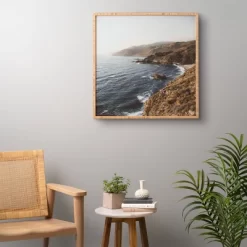 Garrett Lockh The Waves Framed Wall Art Blue - Society6 -Society6 GUEST 0dba9f0b 250c 4324 86d5 87cb9bf10068
