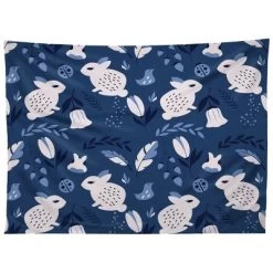 BlueLela Rabbits And Flowers Tapestry - Society6 -Society6 GUEST 0dea7f9d efe5 418a 9145 2e43cc0205ba