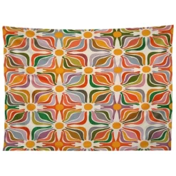 Evamatise Abstract Flowers Summer Holiday Tapestry - Society6 -Society6 GUEST 0e91e174 7d43 4ab2 b226 ff47593d31d3