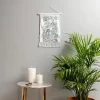 Dash And Ash Ferns And Holly Fiber Wall Hanging - Society6 -Society6 GUEST 18947ee9 b3a7 498a bd8a 09114e581775