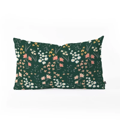 Emanuela Carratoni Meadow Flowers Theme Oblong Throw Pillow - Society6 4 Emanuela Carratoni Meadow Flowers Theme Oblong Throw Pillow - Society6 - Image 2