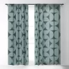 Color Poems Bold Minimalism XCIX Single Panel Sheer Window Curtain - Society6