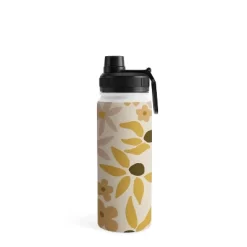 Urban Wild Studio Black Coffee Morning Tan Water Bottle - Society6 -Society6 GUEST 1fb80f4a baa4 455a b3e4 b30c8292c063