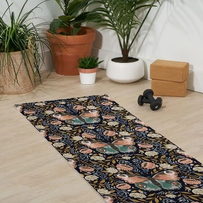 Avenie Morris Inspired Butterfly III (6mm) 70" X 24" Yoga Mat - Society6 4 Avenie Morris Inspired Butterfly III (6mm) 70" X 24" Yoga Mat - Society6 - Image 2