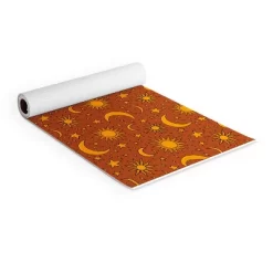 Doodle By Meg Vintage Star And Sun In Rust (6mm) 70" X 24" Yoga Mat - Society6