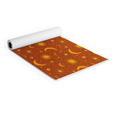 Doodle By Meg Vintage Star And Sun In Rust (6mm) 70" X 24" Yoga Mat - Society6 3 Doodle By Meg Vintage Star And Sun In Rust (6mm) 70" X 24" Yoga Mat - Society6