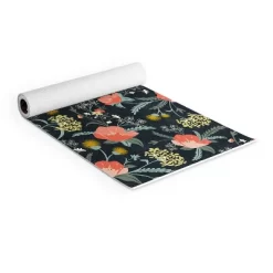 Heather Dutton Poppy Meadow Midnight (6mm) 70" X 24" Yoga Mat - Society6
