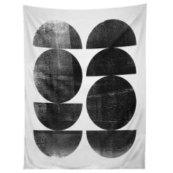Galleryj9 Black And White Mid Century Modern Circles Tapestry - Society6 -Society6 GUEST 2ec60ad2 c813 4f0e ba02 03520bef13ce