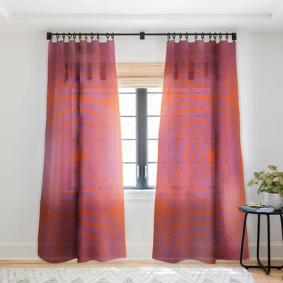 SunshineCanteen LISBOA Orange Single Panel Sheer Window Curtain - Society 6 8 SunshineCanteen LISBOA Orange Single Panel Sheer Window Curtain - Society 6 - Image 6