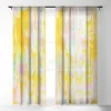 SunshineCanteen Marbled Pastel Dreams Single Panel Sheer Window Curtain - Society 6 -Society6 GUEST 3980468e b074 41ab a09b 831e50519433