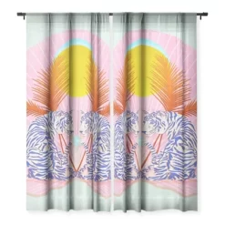 Sewzinski Loud Tigers Single Panel Sheer Window Curtain - Society6 -Society6 GUEST 3996e539 e930 4fd1 89d7 9a197f57e2e2