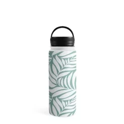Heather Dutton Flowing Leaves Seafoam Water Bottle - Society6 -Society6 GUEST 3bf30a4e 5d9d 4139 b5a4 41a919154be5