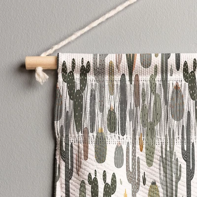 Avenie After The Rain Cactus Melody Small Portrait Fiber Wall Hanging - Society6 4 Avenie After The Rain Cactus Melody Small Portrait Fiber Wall Hanging - Society6 - Image 2