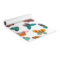 BlueLela Spring Butterflies Pattern 003 (6mm) 70" X 24" Yoga Mat - Society6