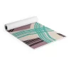 Little Dean Muted Pink And Green Stripe (6mm) 70" X 24" Yoga Mat - Society6