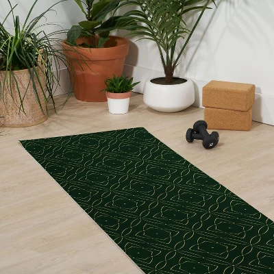 Marta Barragan Camarasa Vintage Emerald Pattern (6mm) 70" X 24" Yoga Mat - Society6 4 Marta Barragan Camarasa Vintage Emerald Pattern (6mm) 70" X 24" Yoga Mat - Society6 - Image 2