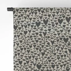 Alisa Galitsyna LOVEly Garden 50" X 108" Single Panel Sheer Window Curtain - Society 6 -Society6 GUEST 4c5b28c8 0a78 4cbc ac40 7998e8c631fc