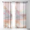 Sewzinski Pastel Mountains Single Panel Sheer Window Curtain - Society6 -Society6 GUEST 4d29cd5e 759f 4187 9fe8 2bdf9d6271c7