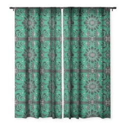 Sewzinski Boho Florals Single Panel Sheer Window Curtain - Society6 -Society6 GUEST 5bb9e0a1 567a 4538 9c1a c926828fcb22