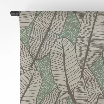 Alisa Galitsyna Tropical Banana Leaves Pattern Single Panel Sheer Window Curtain - Society 6 5 Alisa Galitsyna Tropical Banana Leaves Pattern Single Panel Sheer Window Curtain - Society 6 - Image 3