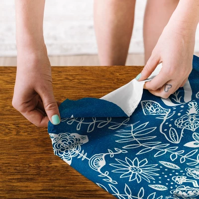 Sunshinecanteen Flores Cyan Tapestry - Society6 4 Sunshinecanteen Flores Cyan Tapestry - Society6 - Image 2