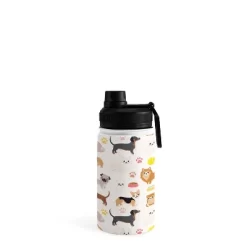 Avenie Dog Pattern Water Bottle - Society6 -Society6 GUEST 6176f0f5 85a2 4ae7 91d2 da5c18020b92
