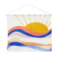 SunshineCanteen Sunrise Surf Fiber Wall Art - Society6 -Society6 GUEST 63d07c3f 7561 4afe 9e2d 7061c01565e0