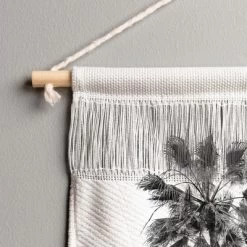 Bethany Young Photography Monochrome California Palms Fiber Wall Art - Society6 -Society6 GUEST 64b7844c 3166 4a48 988e f1670280d190