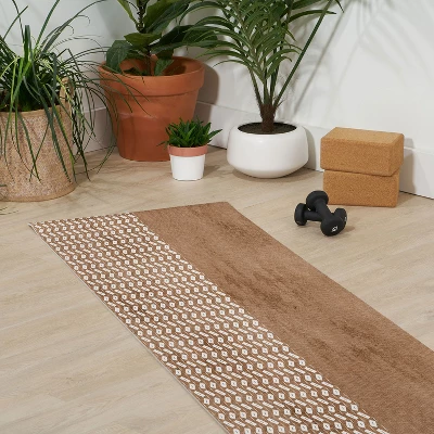 Sheila Wenzel-Ganny Two Toned Tan Texture (6mm) 24" X 70" Yoga Mat - Society6 4 Sheila Wenzel-Ganny Two Toned Tan Texture (6mm) 24" X 70" Yoga Mat - Society6 - Image 2