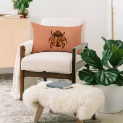 Lebrii Flower Beetle I Oblong Throw Pillow - Society6