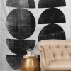 Galleryj9 Black And White Mid Century Modern Circles Tapestry - Society6 -Society6 GUEST 6cb2f09f b26b 49b9 a5d2 520242a8bbf9