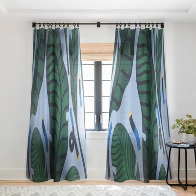 MSRYSTUDIO Retro Jungle Out Single Panel Sheer Window Curtain - Society6 8 MSRYSTUDIO Retro Jungle Out Single Panel Sheer Window Curtain - Society6 - Image 6