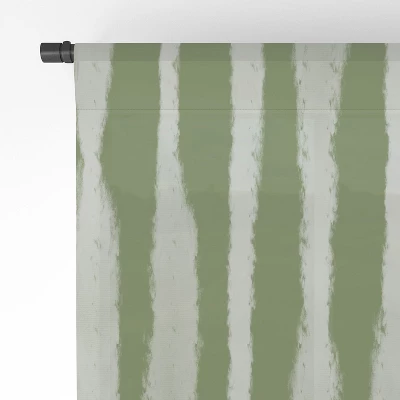 Lane And Lucia Tie Dye No 2 In Green Single Panel Sheer Window Curtain - Society6 5 Lane And Lucia Tie Dye No 2 In Green Single Panel Sheer Window Curtain - Society6 - Image 3