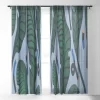 MSRYSTUDIO Retro Jungle Out Single Panel Sheer Window Curtain - Society6 -Society6 GUEST 844ffdb0 baf5 4ad5 93f1 e1ba1e927984