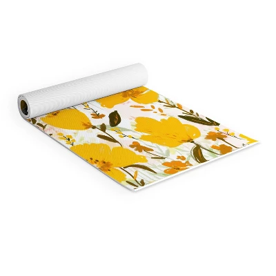 Alison Janssen YELLOW ROAMING WILDFLOWERS (6mm) 70" X 24" Yoga Mat - Society6 3 Alison Janssen YELLOW ROAMING WILDFLOWERS (6mm) 70" X 24" Yoga Mat - Society6