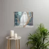 Sewzinski Snowy Owl At Night Fiber Wall Hanging - Society6