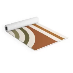 Colour Poems Bold Curvature Stripes I (6mm) 70" X 24" Yoga Mat - Society6