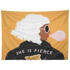 Charly Clements She Is Fierce Tapestry - Society6 -Society6 GUEST 950ffcf6 e2ce 4051 99cb 9a5d4288ce1d