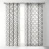 Avenie Neutral Damask Flourish 96" X 50" Single Panel Sheer Window Curtain - Society6 -Society6 GUEST 9aa56510 fac8 4c4b 9c5f 145a01069865