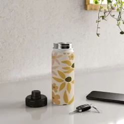 Urban Wild Studio Black Coffee Morning Tan Water Bottle - Society6 -Society6 GUEST 9c042fe4 9ad4 4d33 a916 b3e36a00c68a