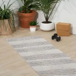 Holli Zollinger LINEN STRIPE RUSTIC (6mm) 70" X 24" Yoga Mat - Society6 -Society6 GUEST a3f4c6d2 1aa6 4898 9cfe a74cb2ddf8ef