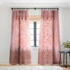 Alisa Galitsyna Vibrant Summer Pattern 2 Single Panel Sheer Window Curtain - Society6 -Society6 GUEST a6463cfa 7448 414b 9b50 21a61b7a6fb3
