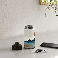 SpaceFrogDesigns Amber Dusk Water Bottle - Society6 -Society6 GUEST acbe37b9 c351 44fc a199 4006295bbdbc