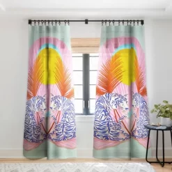 Sewzinski Loud Tigers Single Panel Sheer Window Curtain - Society6 -Society6 GUEST ad036efd a713 4764 8e9a 7f6d7e04f80d