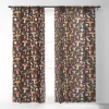 Avenie Mushroom Medley Pattern Single Panel Sheer Window Curtain - Society6 -Society6 GUEST af358c9e 7ba2 4531 b4d9 f97a4c1ac6e0