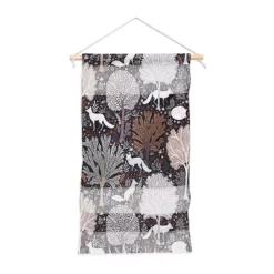 Avenie Countryside Forest Snow Fox Fiber Wall Hanging - Society6 -Society6 GUEST b66b8dd0 5fb8 4639 866f 76b2a704ac43