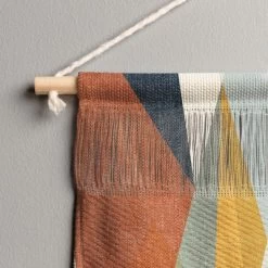 Little Arrow Design Co Modern Triangle Mosaic Multi Landscape Fiber Wall Hanging - Society6 -Society6 GUEST b75016cc bfb7 477d 900f 3b073f26b943